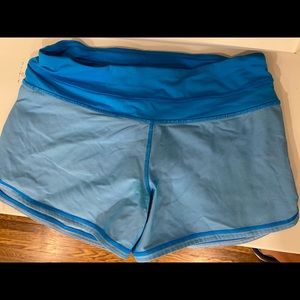 Blue Lululemon Running Shorts - size 4